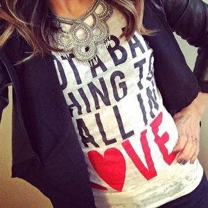 Stella & Dot Silver Statement Necklace